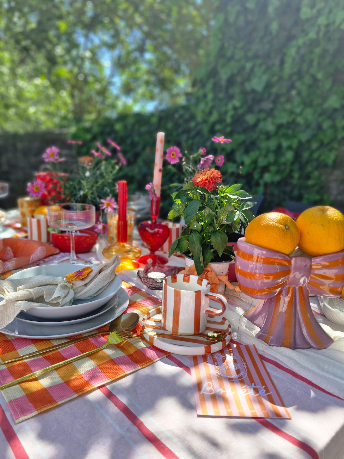 5 idées de décoration de table été