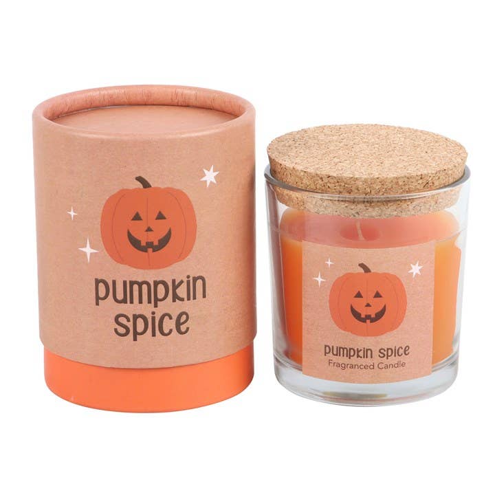 Bougie Peekaboo parfumée à la citrouille et aux épices