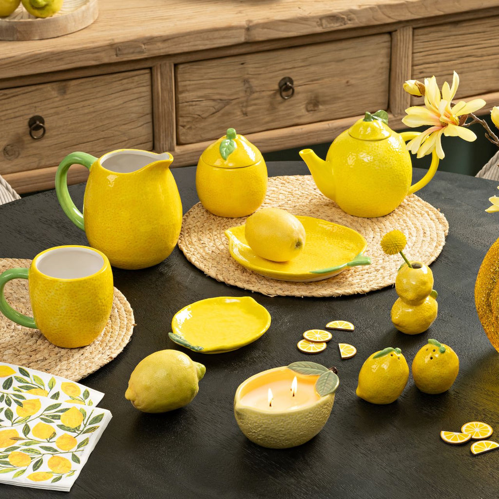 Salière et poivrière citron