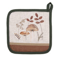 Manique 20x20 cm Coton Beige Champignons