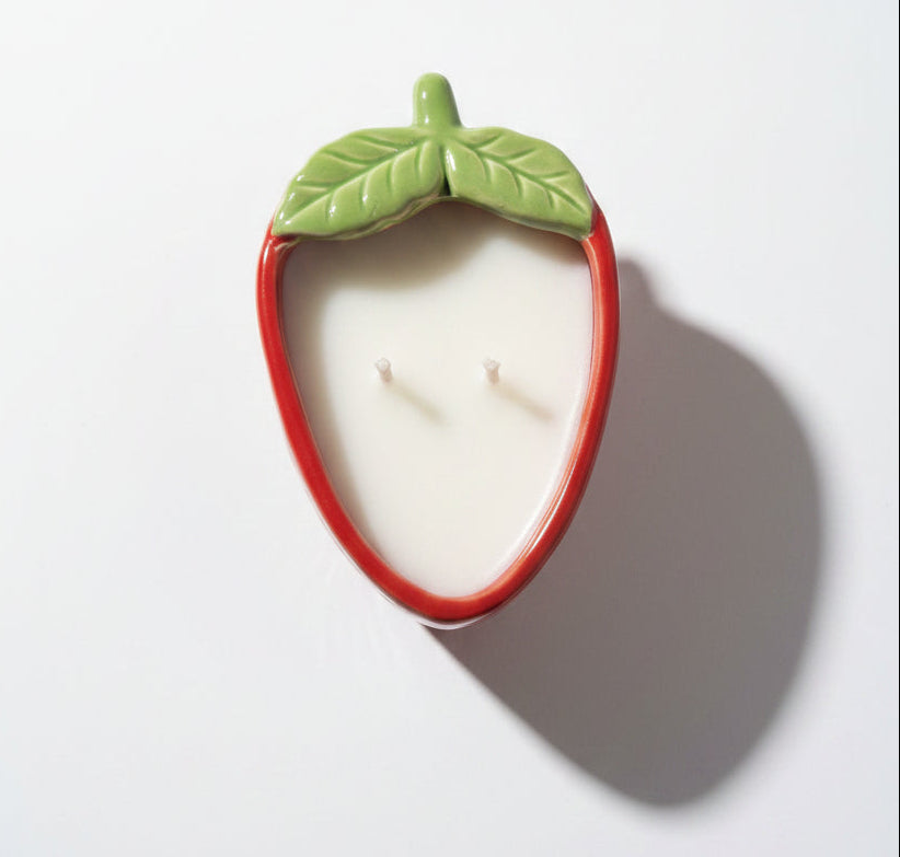 Bougie fraise