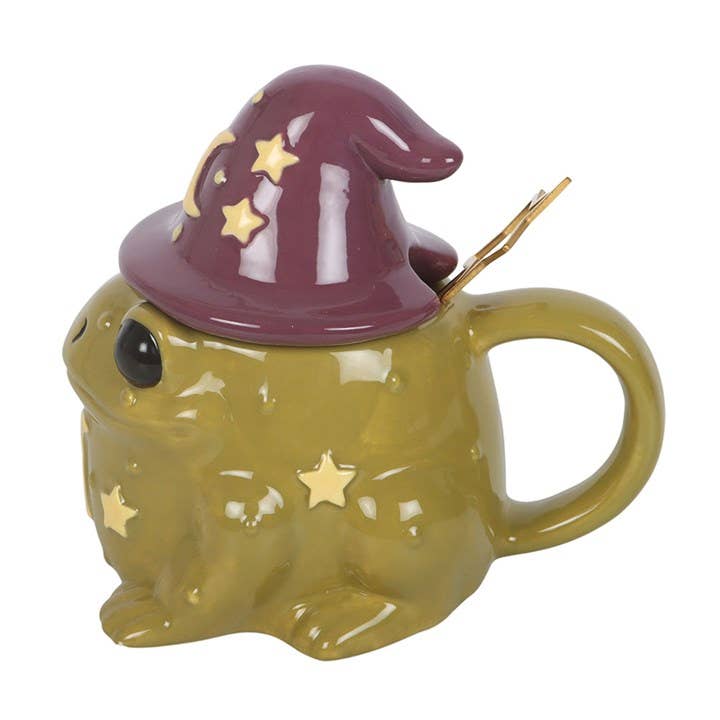 Mug en forme de crapaud magique avec cuillère