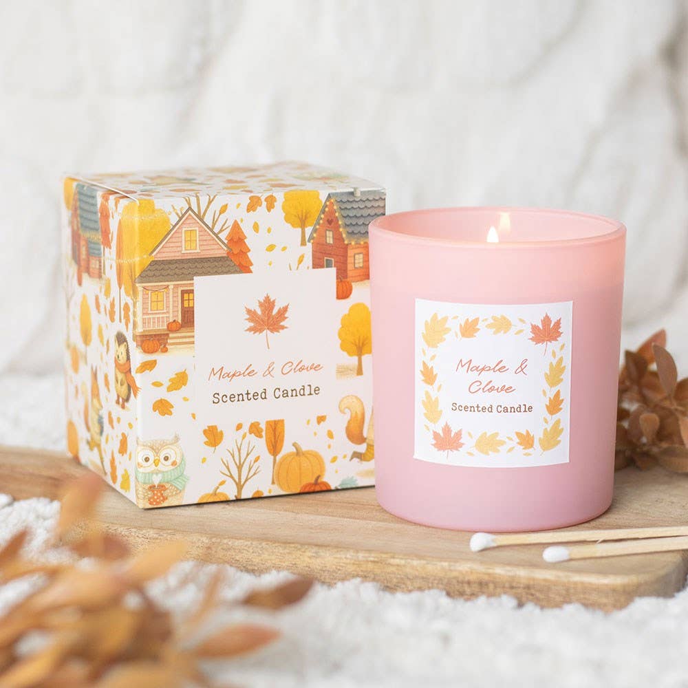 Bougie parfumée à l'érable et au clou de girofle
