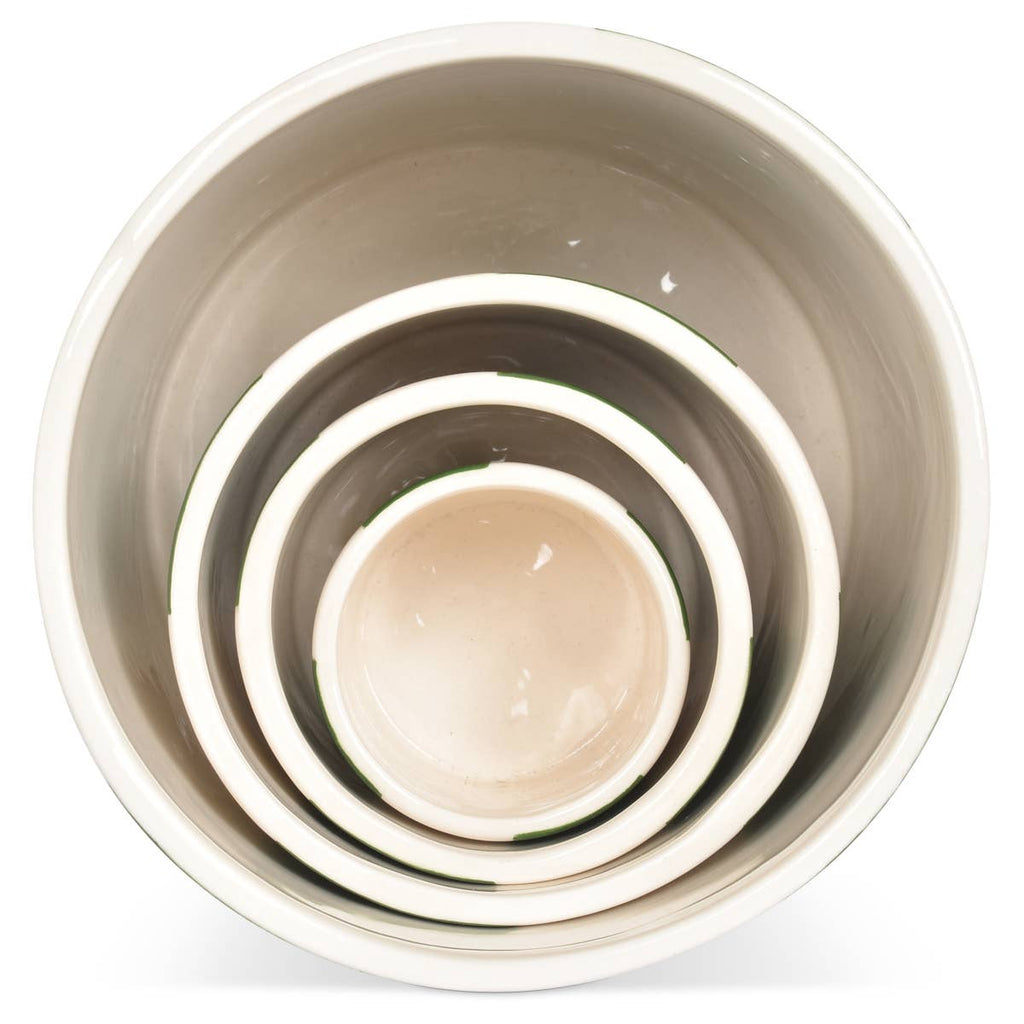 Pot rayure noir - diverses tailles