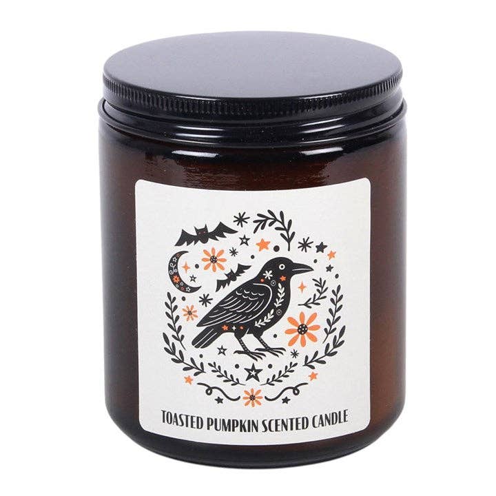 Bougie parfumée « Frightful Folk Raven » à la citrouille grillée