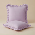 Housse de coussin volanté - esprit cocon