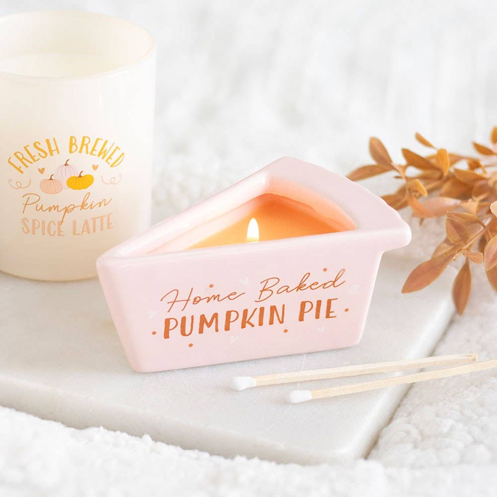 Bougie d'automne « Tarte à la citrouille faite maison »