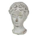 Figurine de personne 12x11x17 cm pierre grise