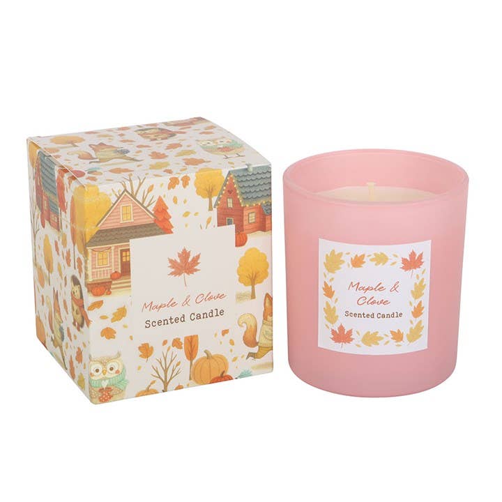 Bougie parfumée à l'érable et au clou de girofle