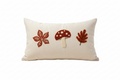 Housse de coussin Citrouilles brodées – 30 × 50 cm