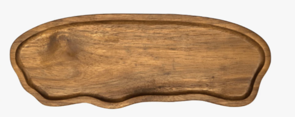 Plateau décoratif en bois