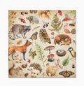 Serviette Champignons & animaux (20 pcs)