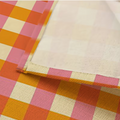 Set de table coloré Vichy