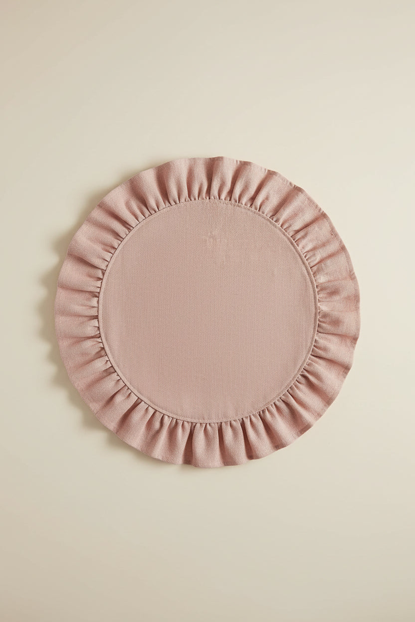 Set de table volanté - Élégance minimaliste
