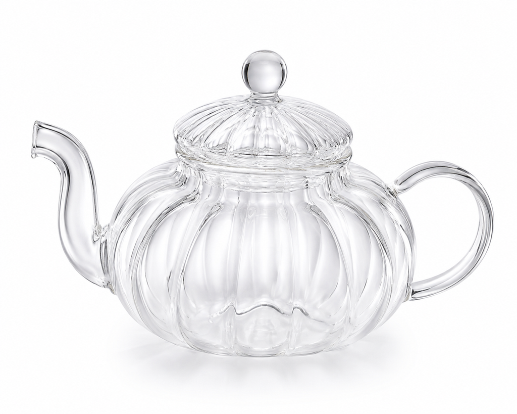 Théière Citrouille en Verre – 600 ml